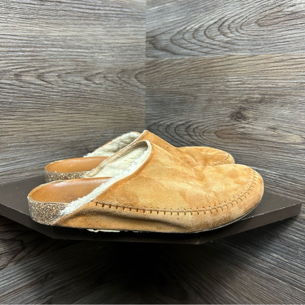 Jenni kayne shearling mule Cozy Tan Suede Slip-On Slippers